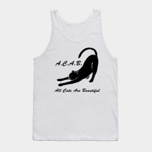 A.C.A.B. All Cats Are Beautiful Tank Top